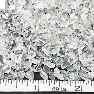 Clear Quartz Chips, Undrilled, 50 Grams, 100 Grams, or 1 Pound, Crystal Gravel, Holiday Gift Mothers Day image 3