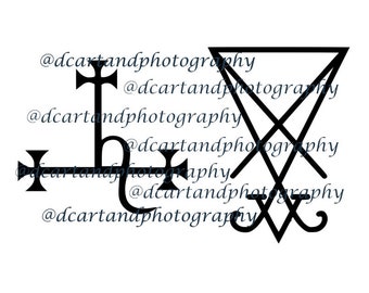 Lucifer Sigil and Lilith Sigil Symbols, Includes: Jpg, Svg, PDF Files of Both Symbols, Holiday Gift Mothers Day