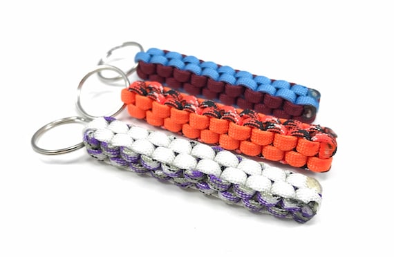 For Keyring Hook Fob Ring Keyring Silver Football Various Colours Beautiful