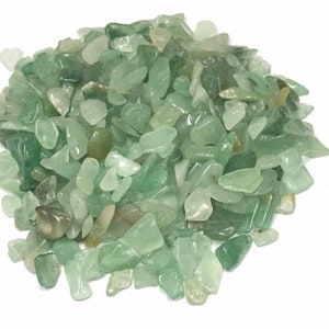 Small Green Aventurine Gemstone Chips, 50 Grams, 100 Grams, or 1 Pound, Holiday Gift Mothers Day image 4