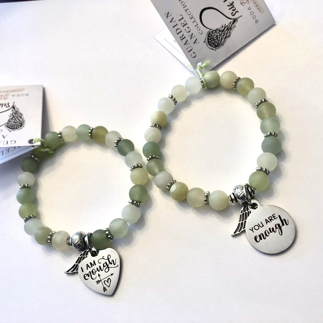 I Am Enough Bracelet, You Are Enough Bracelet, Self-love, Mental Health Awareness - Etsy