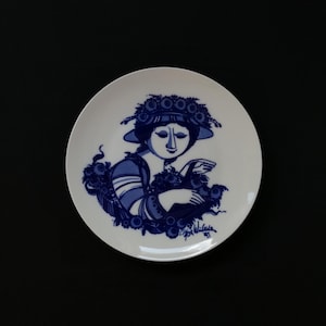 Vintage German Rosenthal studio-line large wall plate/charger - Bjorn Wiinblad