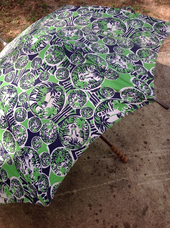 Vintage RARE Lilly Pulitzer Men's Stuff Umbrella/V