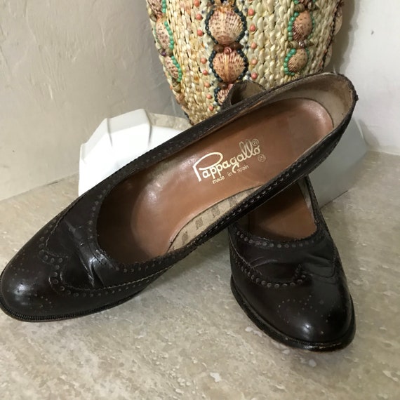 Vintage Pappagallo Wingtip Heels - Pappagallo Clas