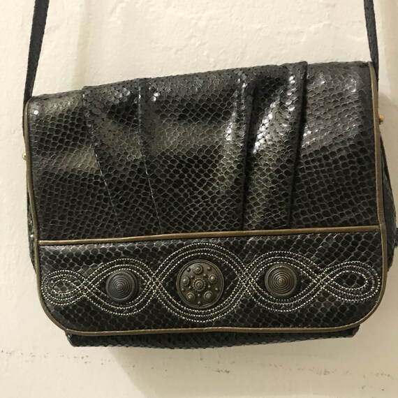 Vintage Sharif SnakeSkin Purse - Sharif Snakeskin