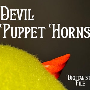 Drukowanie 3D - Rogi kukiełki Little Devil 1,25" - PLIK STL