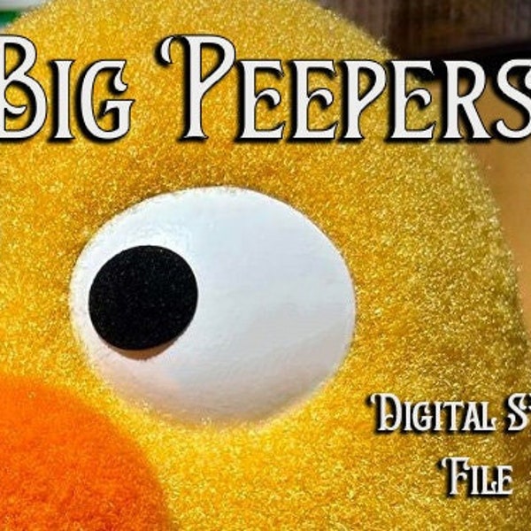 3D Printing The Big Peeper Puppet Eyes