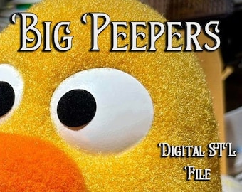 3D Printing The Big Peeper Puppet Eyes