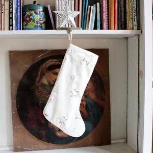 Handmade Wool Christmas Stockings with Pom-Poms, Elegant Holiday Decor, Farmhouse and Minimalist Style