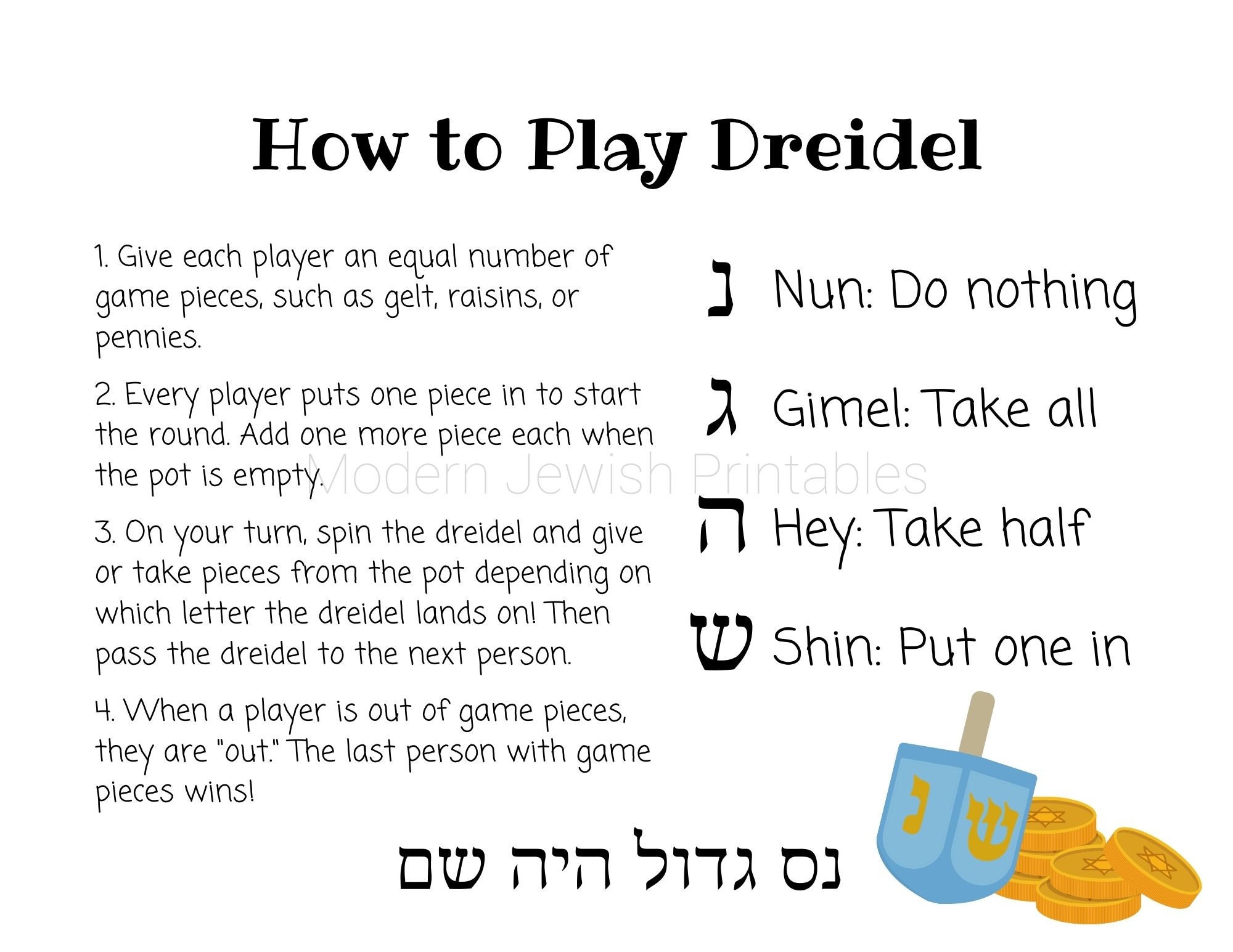 How to Play Dreidel: 6 Steps (with Pictures) - wikiHow