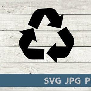 Recycling Symbol Digitale SVG Cricut Datei