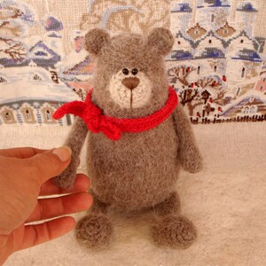 Amigurumi crochet pattern toy Animal crochet Teddy bear making Willy the Friendly Bear image 7