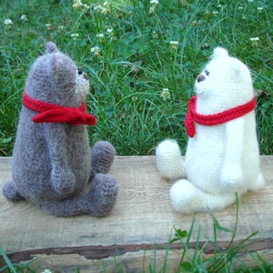 Amigurumi crochet pattern toy Animal crochet Teddy bear making Willy the Friendly Bear image 3