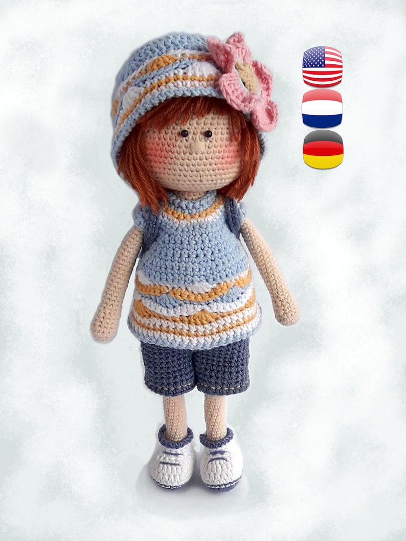 crochet doll pattern pdf