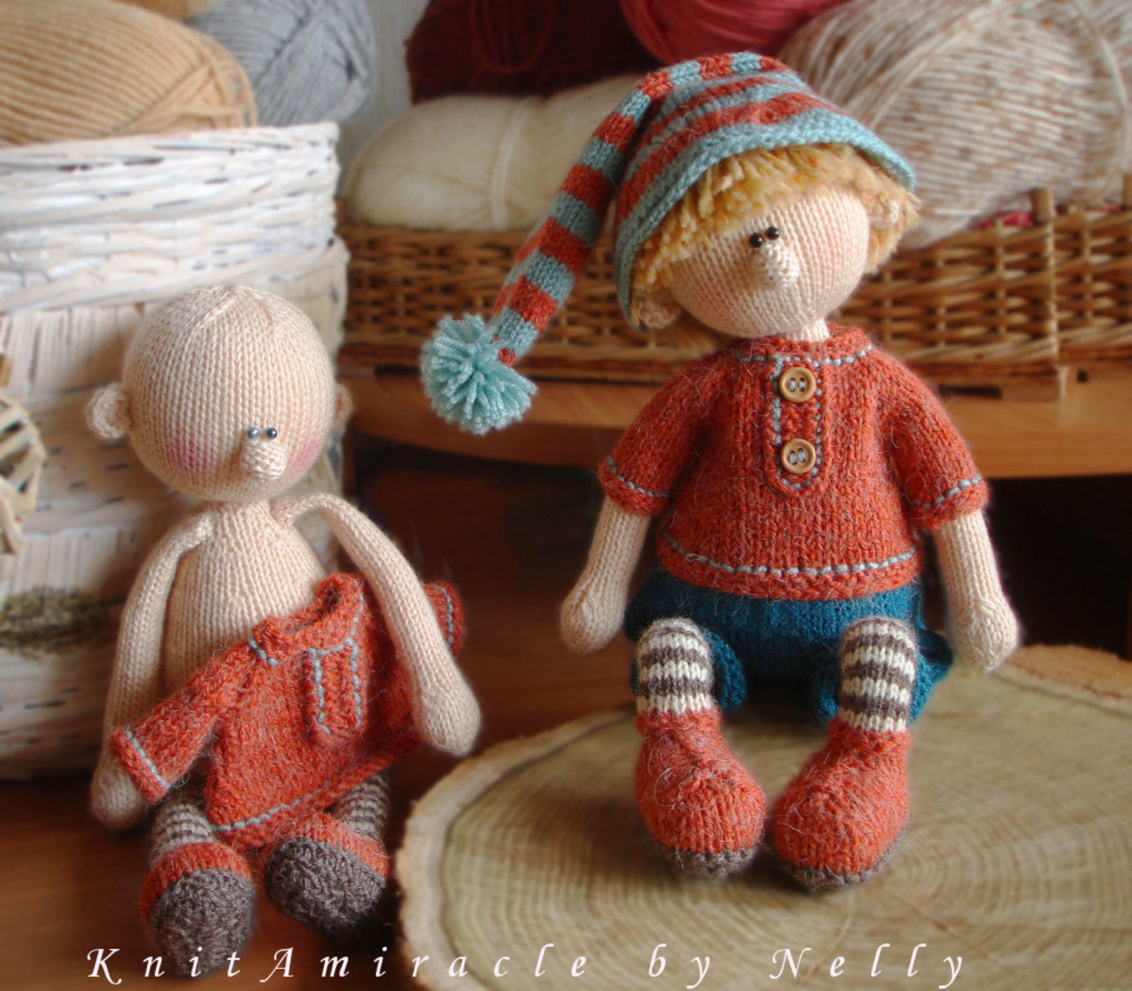 Knitting Pattern Doll Toy Knitting Pattern Knitted Doll Boy Etsy