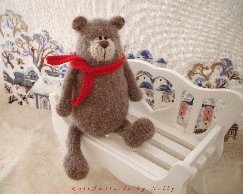 Amigurumi crochet pattern toy Animal crochet Teddy bear making Willy the Friendly Bear image 6