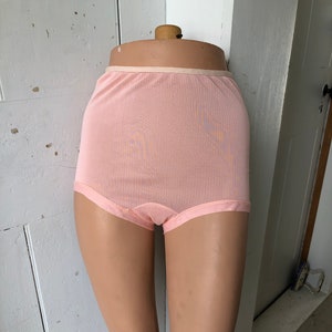 Vintage Baby Underwear Panties With Apple Print, 70s Soviet Kids Underpants,  Toddler Girl Pink Undies, High Waisted Retro Underwear Shorts 