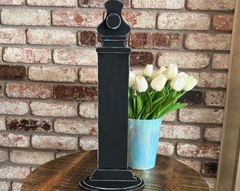 Large Post Sign and Wreath Holder