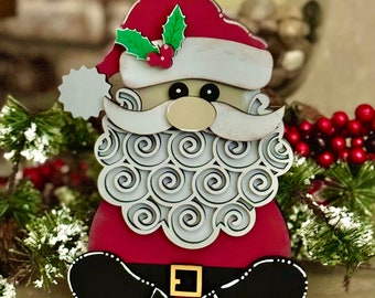 Santa Shelf Sitter, Christmas, Santa Claus, Decoration, Home Decor, Crafting, Craft, DYI