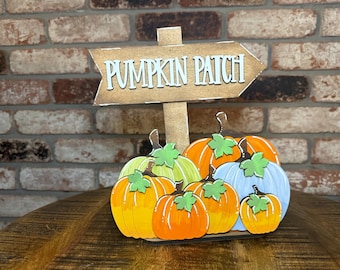 Pumpkin Patch Shelf Sitter, Farmhouse, Fall Decor, Pumpkin Decor, Welcome To Our Pumpkin Patch, DIY, Craft Kit, Home Decor