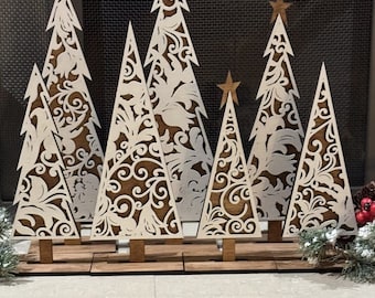 Standing Christmas Tree DIY