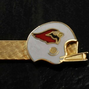 Vintage Saint St Louis Cardinals Tie Clip Tieclip Gold Plated  Enamel 1970&#39;s