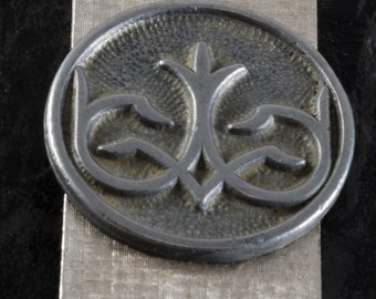 Money Clip Silver Etsy - symbol money clip money clip silver tone steel used 1970 s