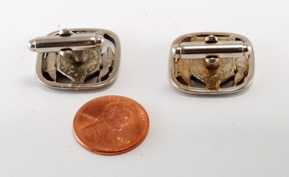 Vintage Cufflinks Pioneer Caravel or Carrack Sail… - image 3