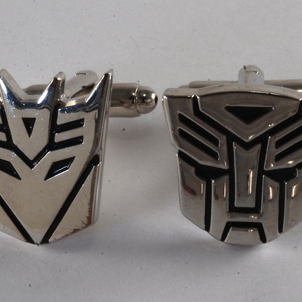 Vintage Tribal Cuff Links  Men's Or Ladies Silver Plated Brass Cufflinks  Pair Men's Jewelry Pre-Owned