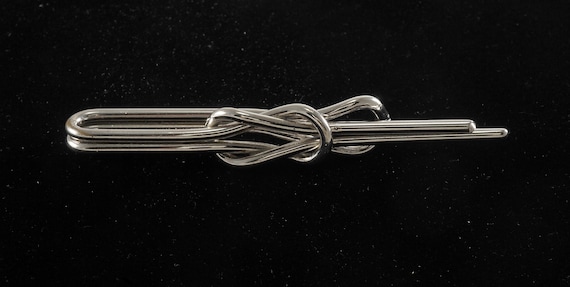 Vintage Swank Klip Money Clip Silver Plated Brass Wire Moneyclip