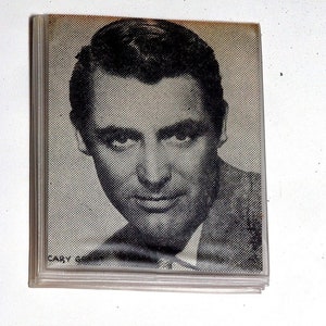 Vintage 1960'S plástico Unisex Monedero imagen titular plegable Cary Grant NOS