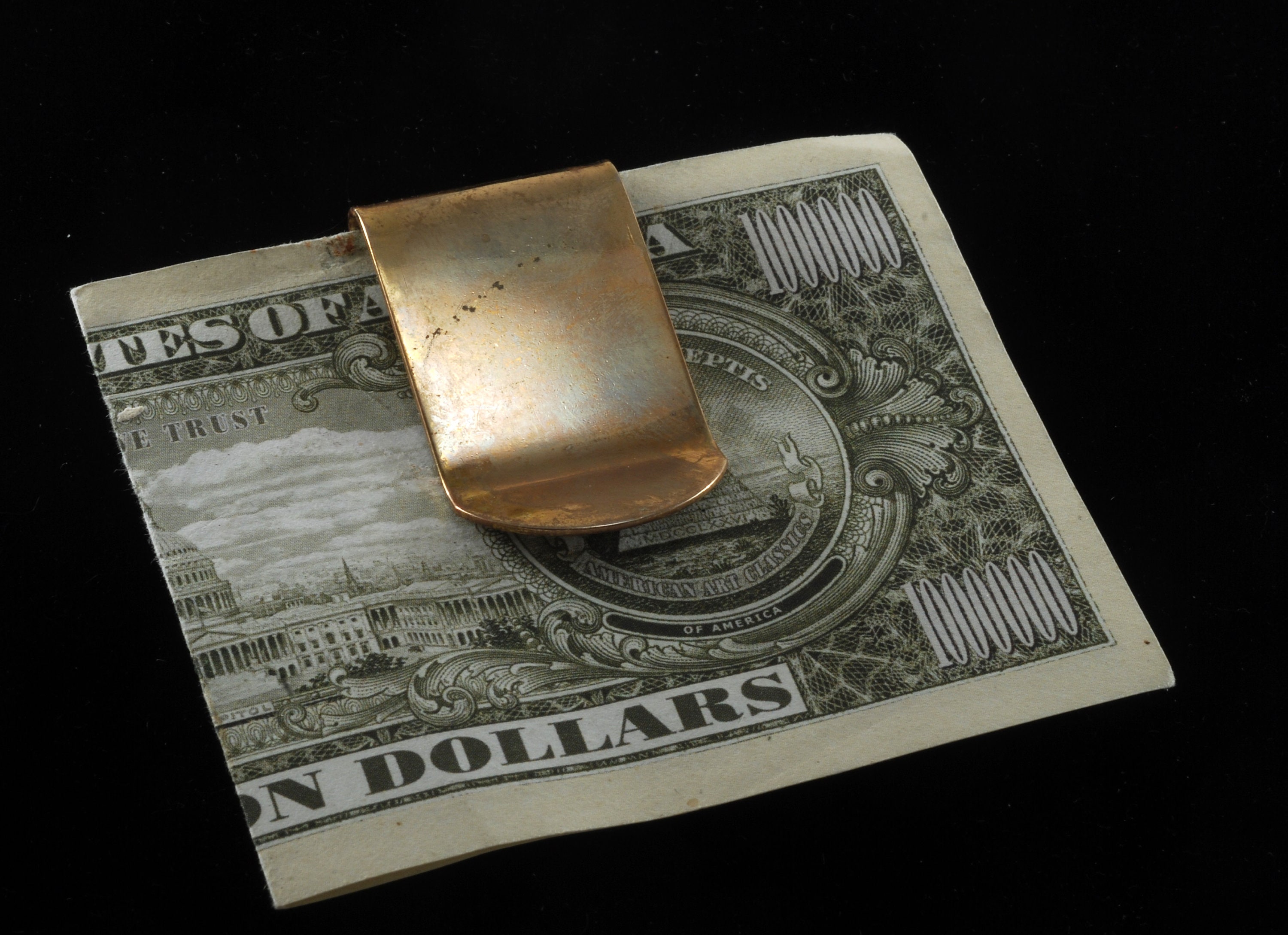 Vintage Money Clip Kellogg & Co 1854 Replica Advertising Coin