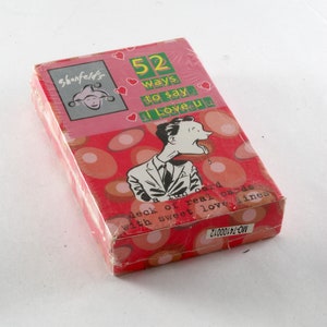 Baraja de cartas "52 maneras de decir te amo", nueva en paquete