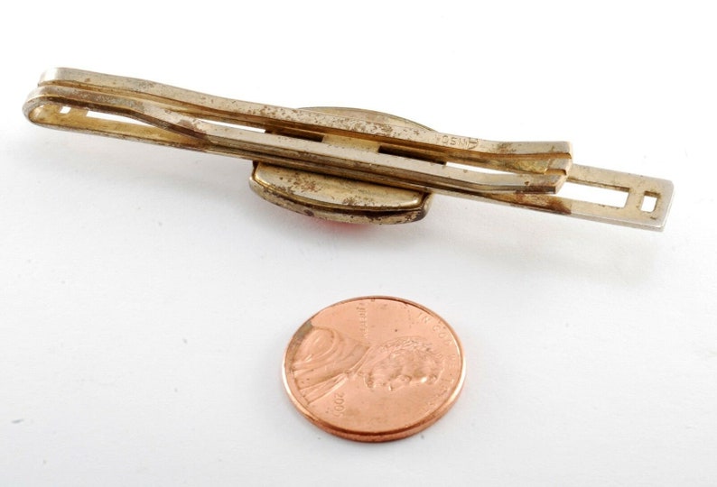 Vintage Anson Fly Fishing Tie Clip Gold Plated Brass Embedded Etsy