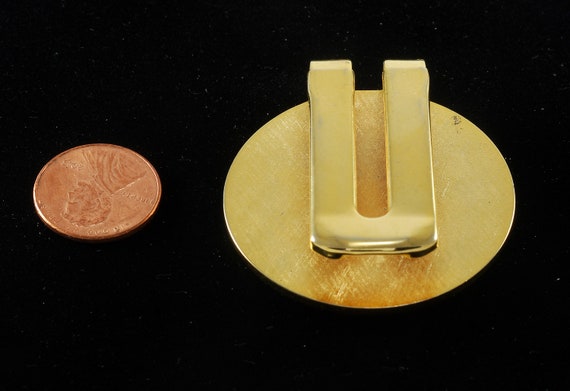 Vintage Shamrock Money Clip Collectible Gold Plat… - image 4