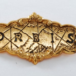 Vintage Ted Lapidus Paris ORBIS Broach Paris Signed New Old Stock