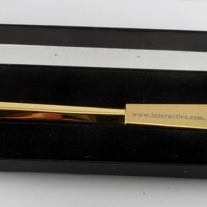 Gold Plated WWW.INTERACTIVE.COM Everticals Group Letter Opener Nos In Box