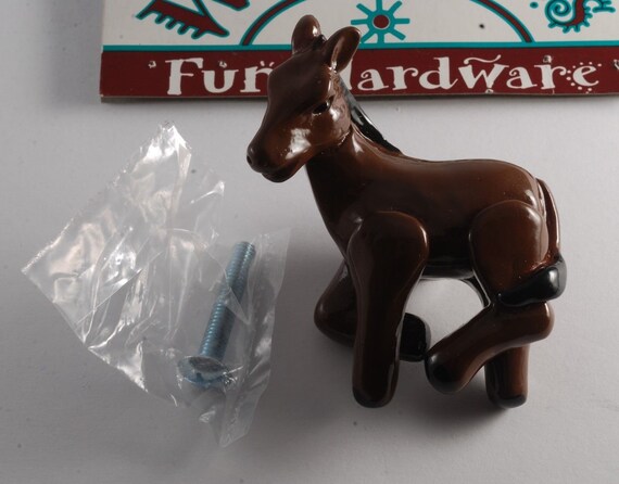 Brown Donkey Laurey Dresser Drawer Handle Knob Pull Whim Z Etsy