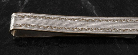 Vintage Tie Clip Signed Kreisler Craft USA Silver… - image 2