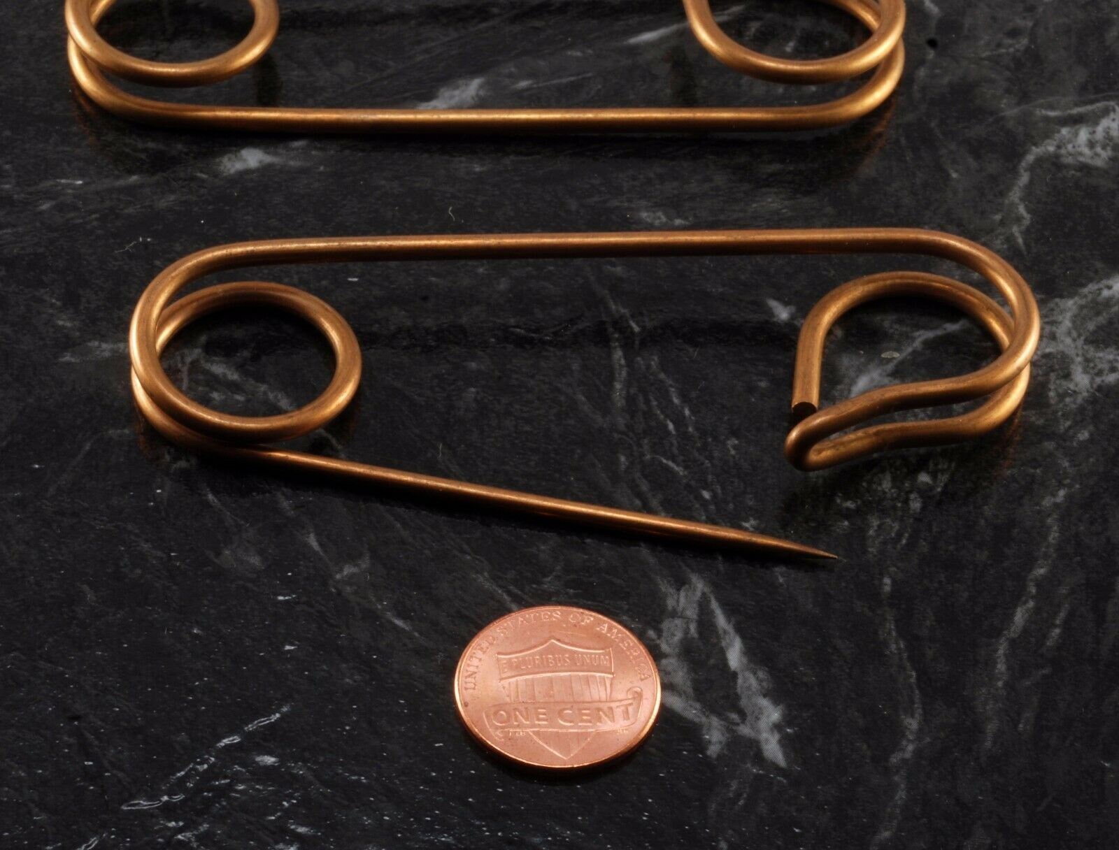 Vintage Large Blanket or Kilt Pins Raw Brass Lot of 2 NOS 3 Etsy