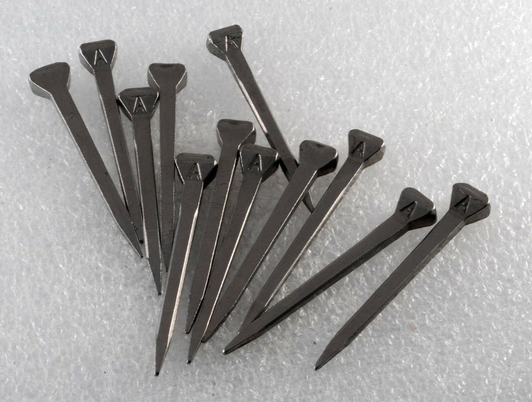 Lot of 12 New Horse Shoe Nails Coffin Nails for Metal Works - Etsy