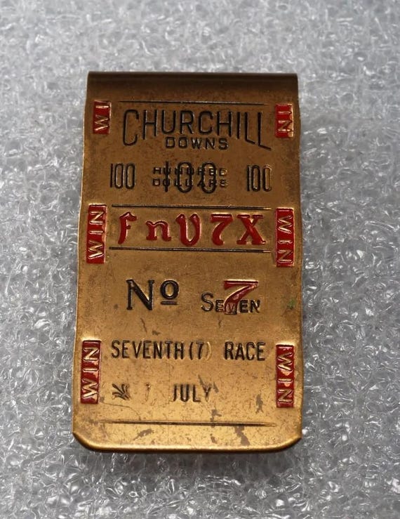Churchill Downs Race Money Clip 100 