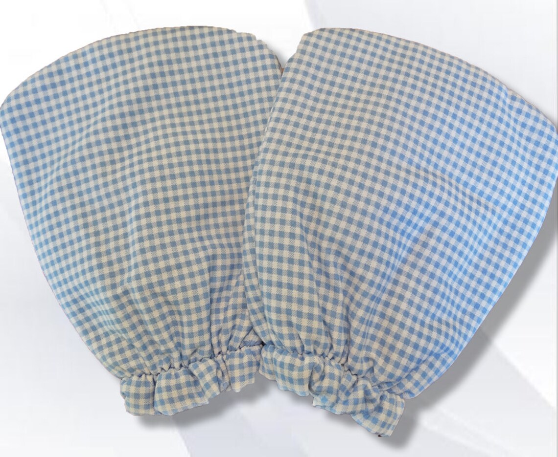 Medical Exam Stirrup Covers Checkerboard Blue and White Etsy