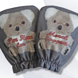 GYN Exam Table Stirrup Covers. Moral Support