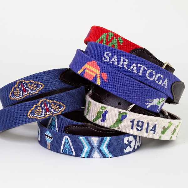 Needlepoint Belt Kit Etsy