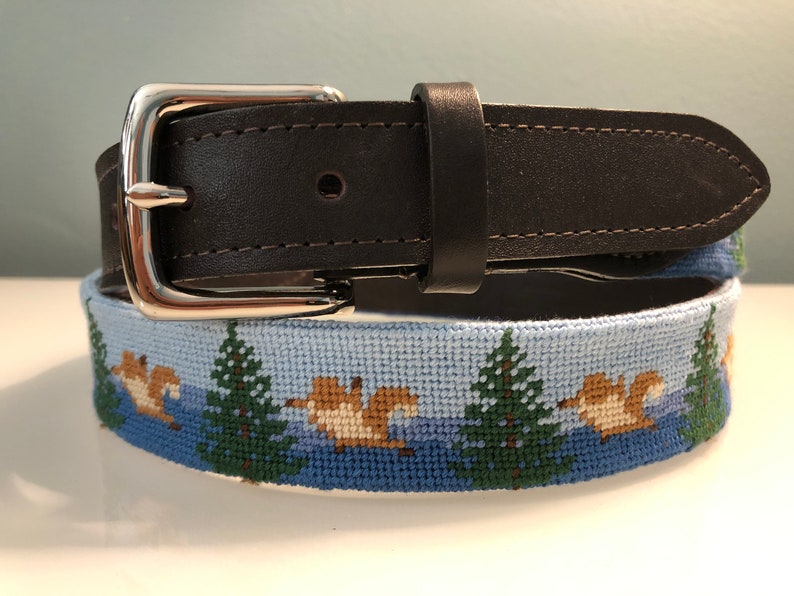 Custom Needlepoint Belt DEPOSIT ONLY / Personalized Etsy