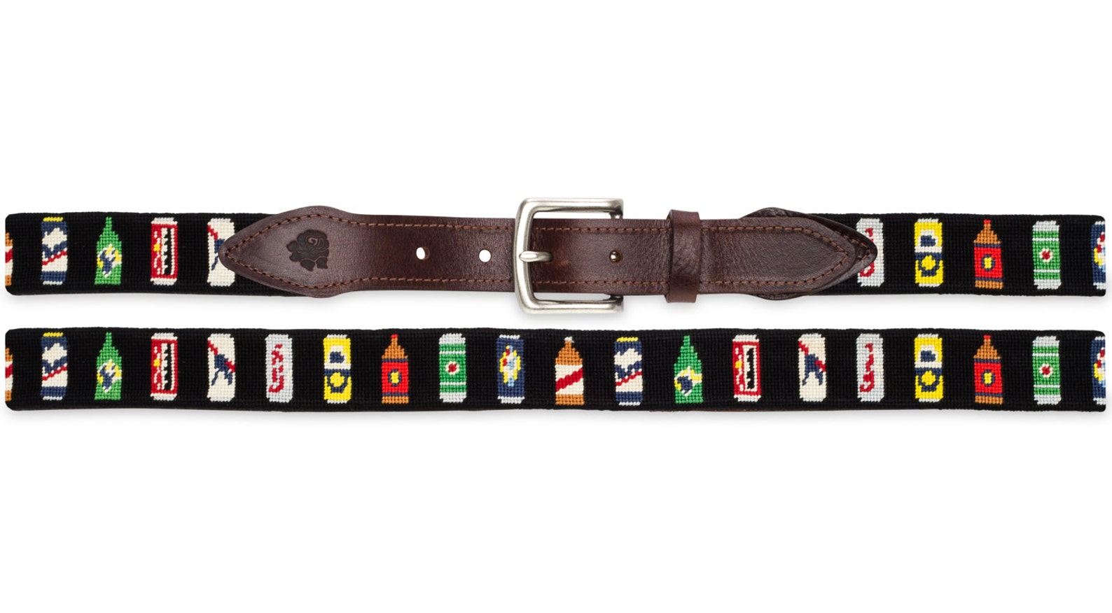 Bourbon Needlepoint Belt / Graduation Gifts / Designer Leather Etsy