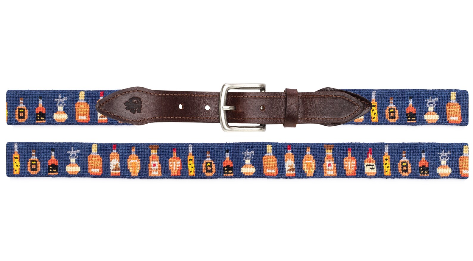 Bourbon Needlepoint Belt / Graduation Gifts / Designer Leather Etsy