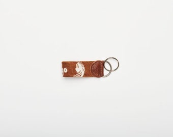 Virgo Needlepoint keychain (zodiac)