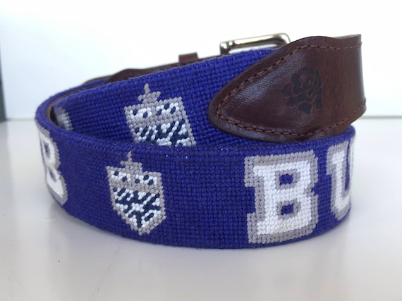 personalized needlepoint belt